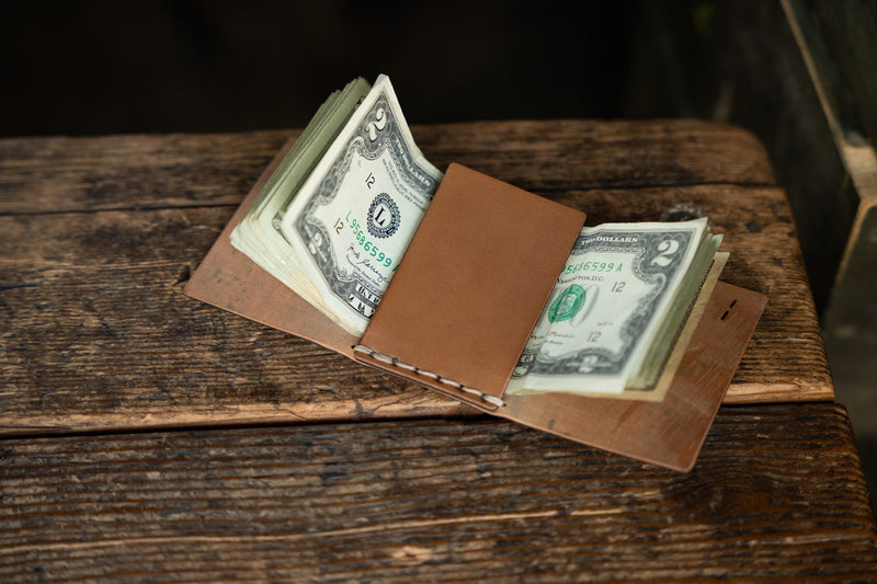 Creasy Cash Wallet Horween Shell Cordovan